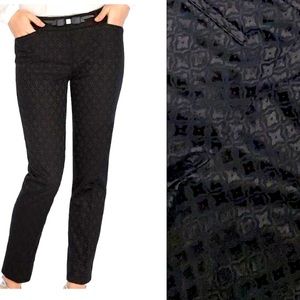 WHBM BlackPattern Ankle DressPant (Pre💙’d) SZ 10